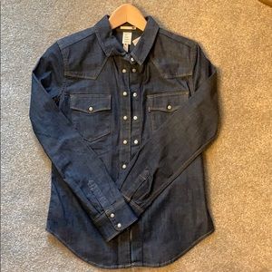 NWT Levi’s essential western long sleeve denim